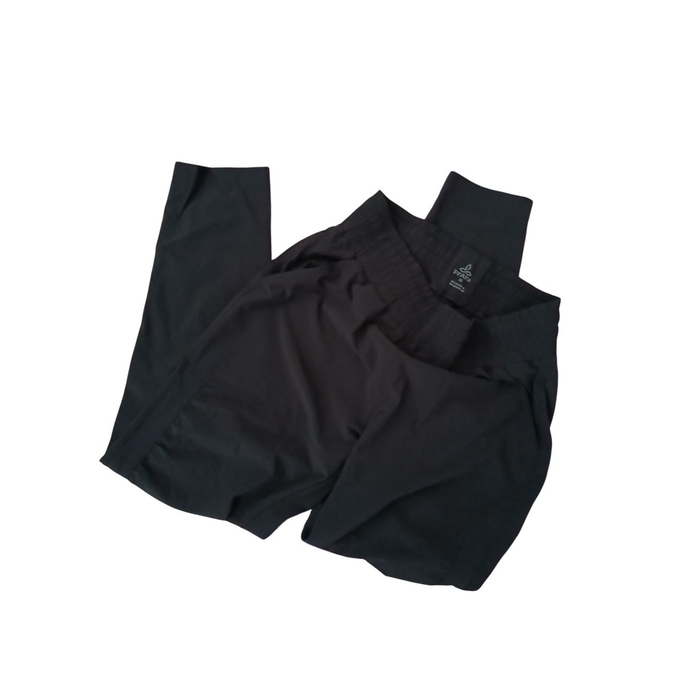 Prana Laura Yoga Pants Gray Recycled Polyester Blend Women Medium